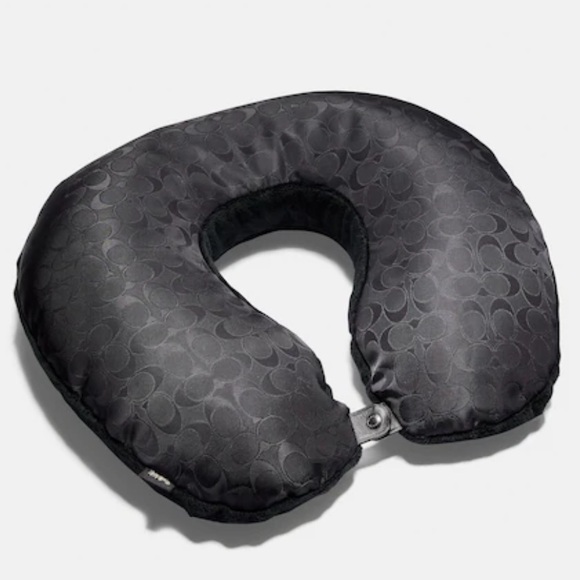 Coach Accessories - Coach Packable Travel Pillow In Signature Nylon